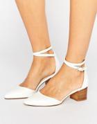 Asos Official Pointed Heels - White