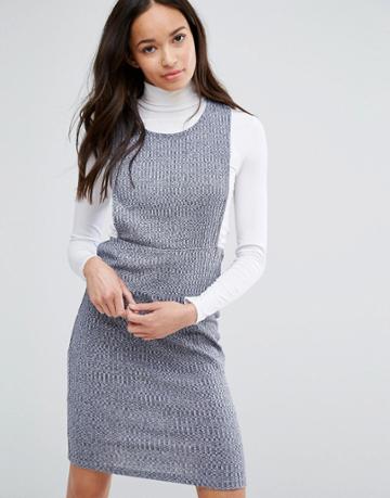 First & I Knitted Dress - Blue