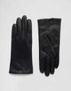 Monki Leather Gloves - Black
