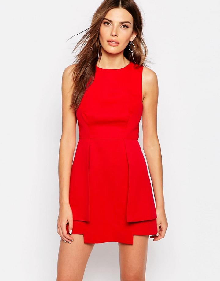 Finders Keepers Frame Mini Dress - Orange