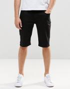 Element Chino Shorts In Slim Fit In Black - Black