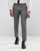 Harry Brown Donegal Wool Blend Suit Pants - Gray