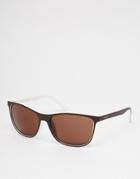 Esprit Square Sunglasses - Brown