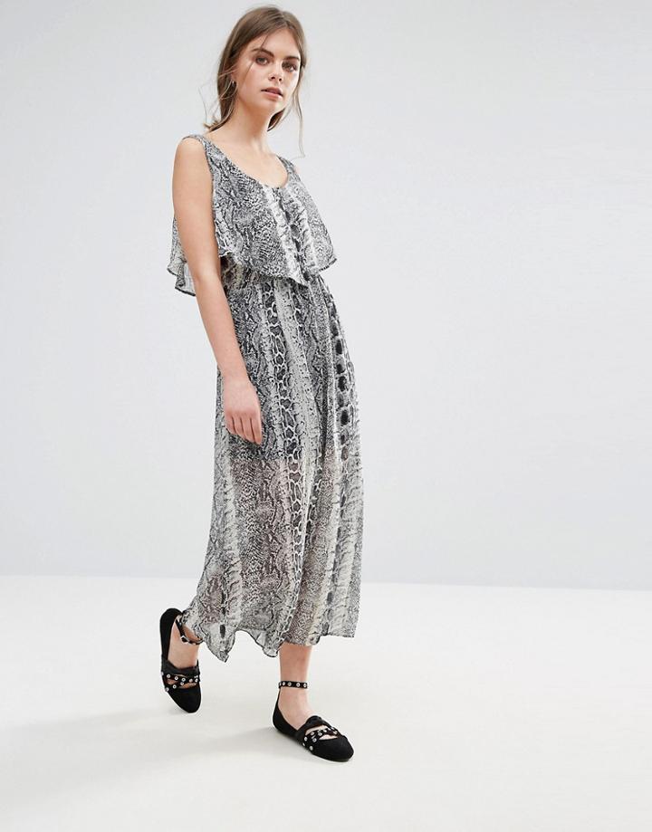 Oeurve Maxi Dress - Gray