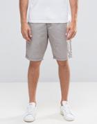 Celio Chino Short With Dots Jaquard Detail - Beige