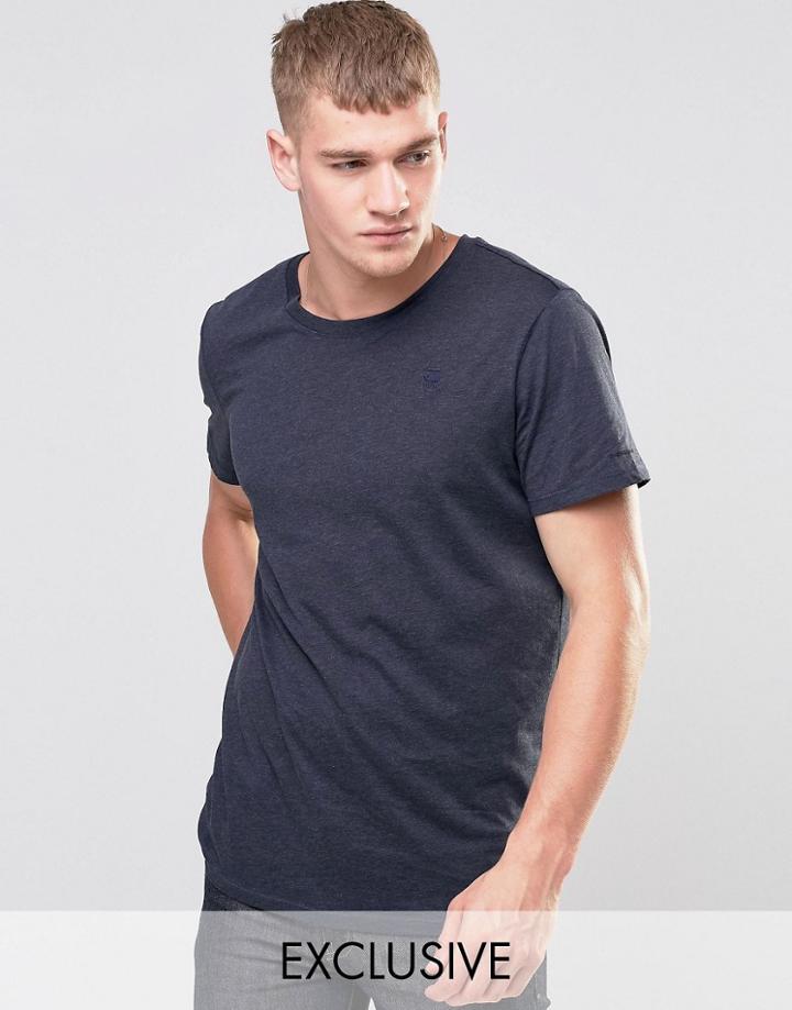 G-star Base-a T-shirt - Mazarine Blue Htr