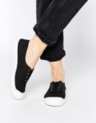 Park Lane Laceless Sneakers - Black