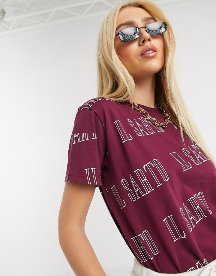Il Sarto Repeat T-shirt-red