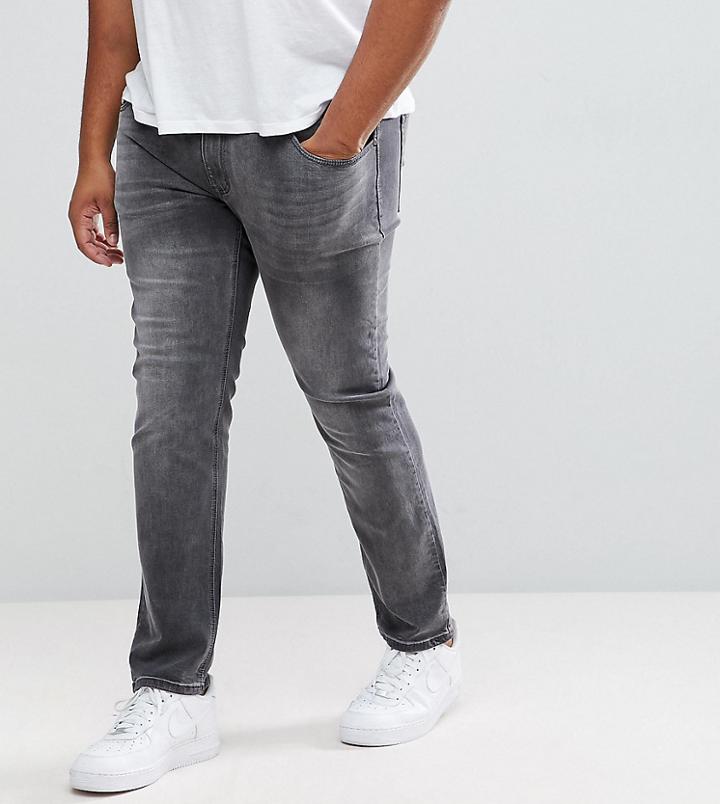 Replika Plus Axel Slim Jeans In Gray - Gray