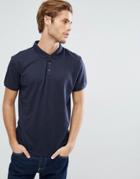 D-struct Slub Pique Polo - Black
