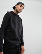 Maharishi Hoodie In Black With Logo - Black