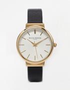 Olivia Burton Black & Gold Hackney Watch Ob15th01 - Black