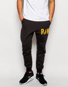 G-star Sweat Pants Grount Tapered Fit Cuffed In Raven - Raven