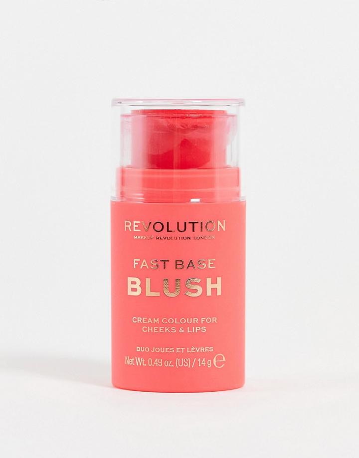 Revolution Fast Base Blush Stick - Bloom-pink