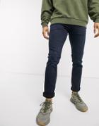 Jack & Jones Intelligence Glenn Slim Tapered Fit Super Stretch Jeans In Deep Blue-blues