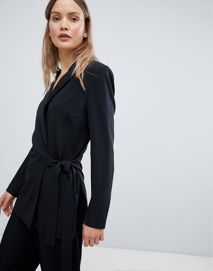 In Wear Prue D-ring Wrap Blazer - Black