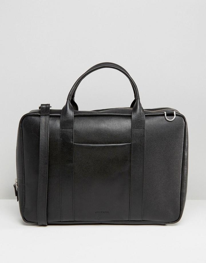 Royal Republiq Leather Ground Day Bag - Black