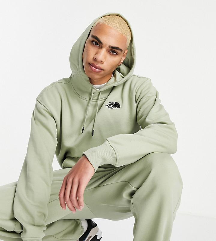 The North Face Essential Hoodie In Green Exclusive At Asos