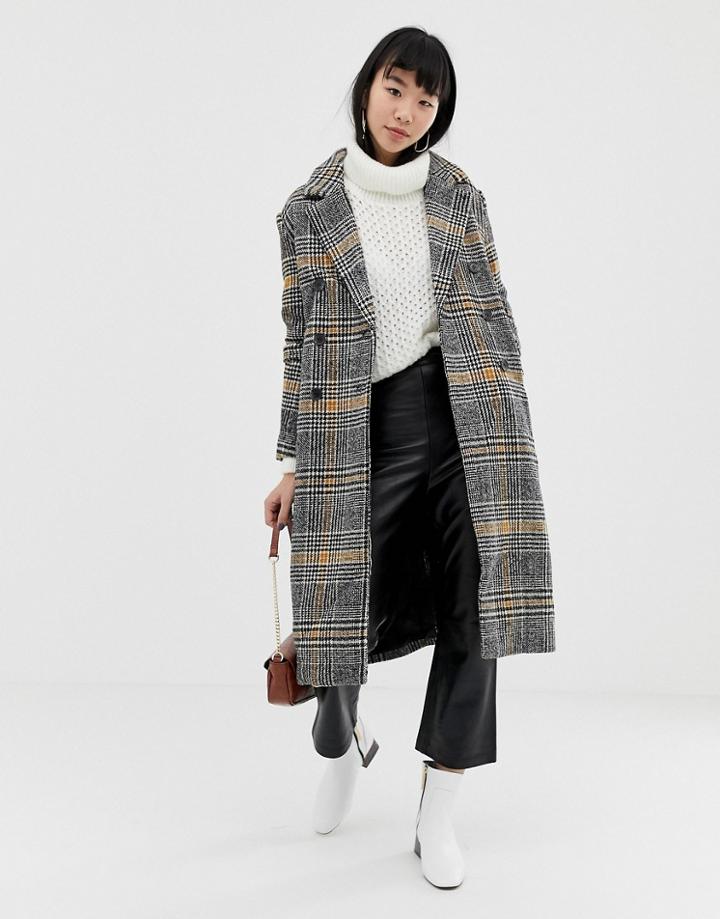 Ichi Check Coat-multi