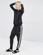 Adidas Originals Three Stripe Chiffon Pants - Black