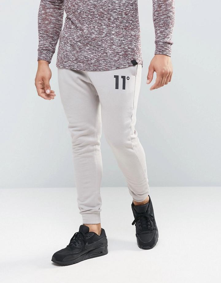 11 Degrees Skinny Joggers - Stone