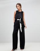 Coast Una Mono Jumpsuit - Black