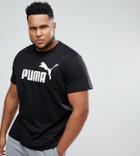 Puma Plus Ess No.1 T-shirt In Black 83824101 - Black
