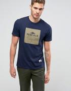 Penfield Brockton Logo T-shirt Regular Fit In Navy - Navy