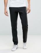 Selected Homme Smart Slim Pant In Jersey With Stretch - Black