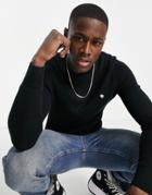Abercombie & Fitch Knitted Sweater In Black