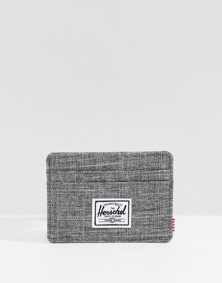 Herschel Supply Co Charlie Card Holder With Rfid - Gray