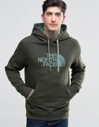 The North Face Hoodie With Tnf Logo In Green - Green