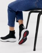 Tommy Jeans Knit Sneaker - Black