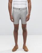 Selected Cotton Shorts - Beige