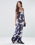Selected Hope Strappy Dress - Printed