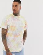 Night Addict Oversized Tie Dye T-shirt-multi