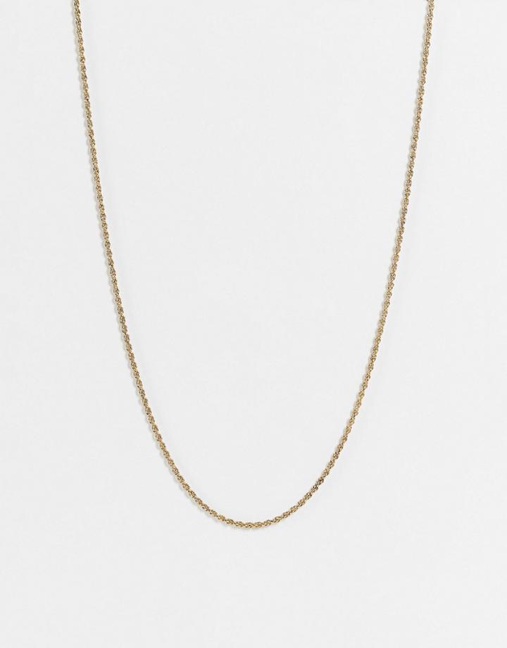 Bolongaro Trevor Skull Link Necklace In Gold
