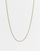 Bolongaro Trevor Skull Link Necklace In Gold
