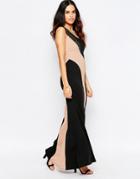 Jessica Wright Silla One Shoulder Maxi Dress - Black
