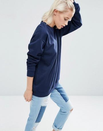 Asos Ultimate Oversized Sweat - Navy