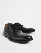 French Connection Leather Formal Lace Up Shoes-black