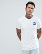 Boohooman T-shirt With Planet Embroidery In White - White
