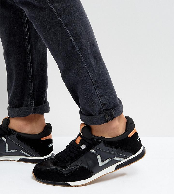 Diesel Furyy Runner Sneakers - Black