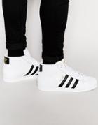 Adidas Originals Promodel Hi-top Sneakers - White