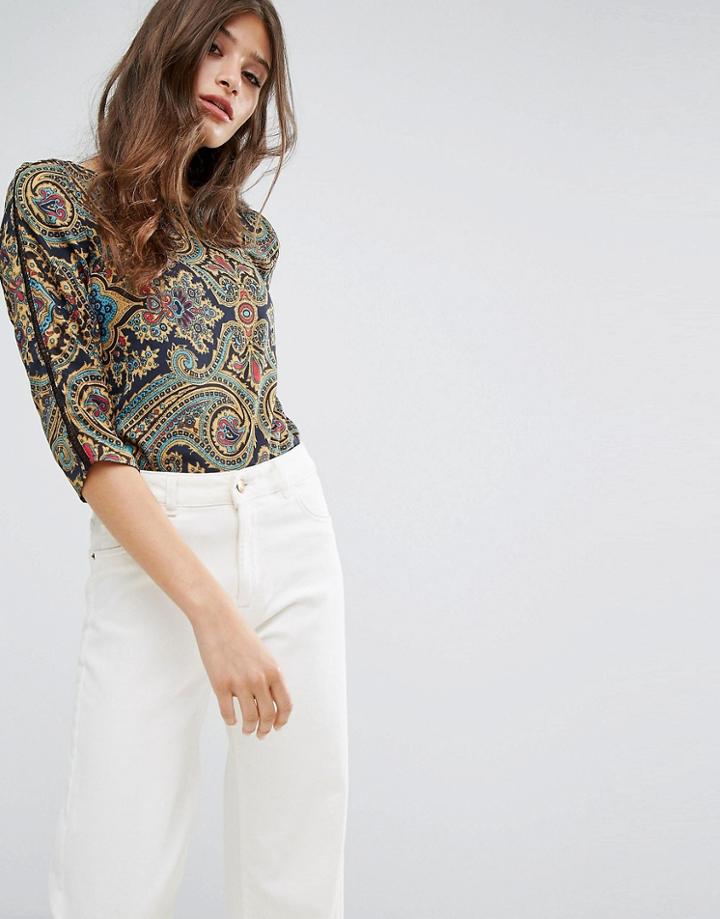 Oeuvre Printed Top - Yellow