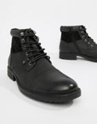New Look Boots With Zip Detail In Black - Black