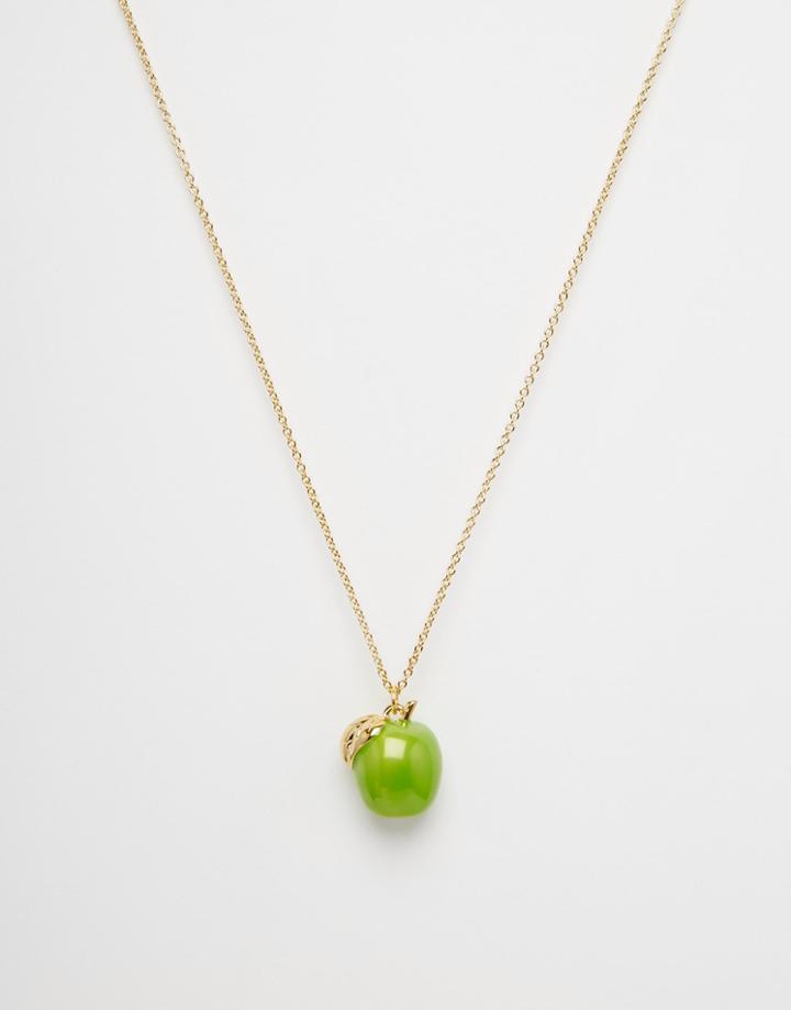 Bill Skinner Apple Pendant Necklace - Gold