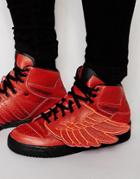 Adidas X Jeremy Scott Wings Basket Ball Sneakers - Red