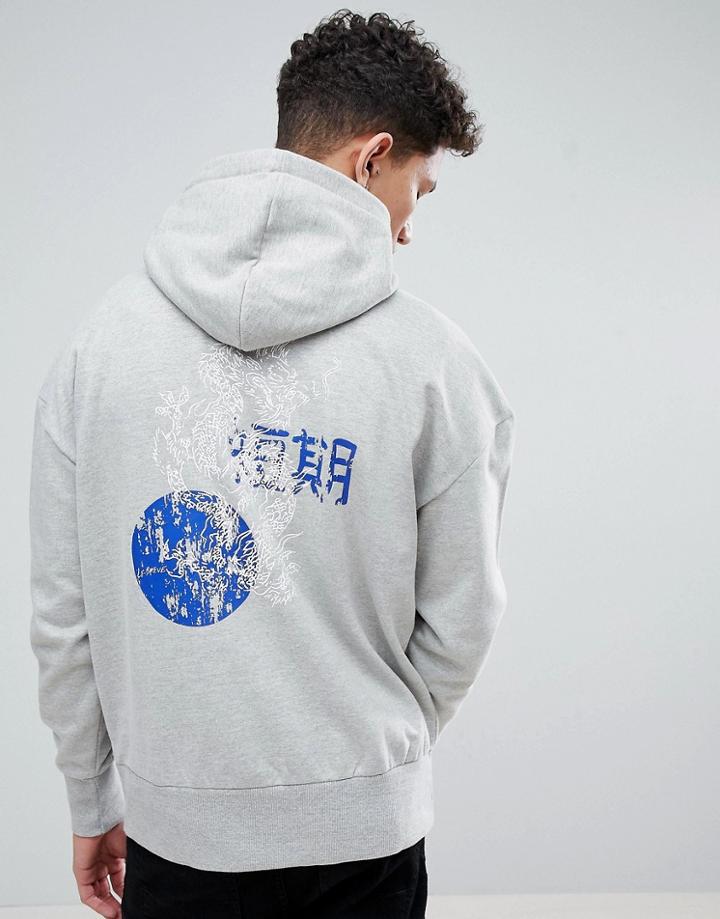 Le Breve Dragon Hoodie - Gray