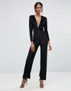 Madam Rage Velvet Jumpsuit - Black